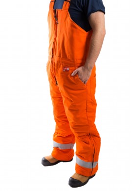 Insulated F.R. Bib Overall, High Visibility